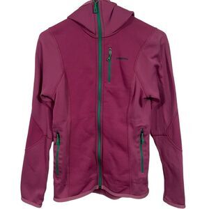 Patagonia Pink Full Zip Cold Weather Hooded Jacket